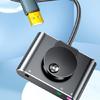 USB Sound Card with Volumes Control USB to 3.5mm Adapter Stereo External Sound Card for PC Laptop Desktop Headsets