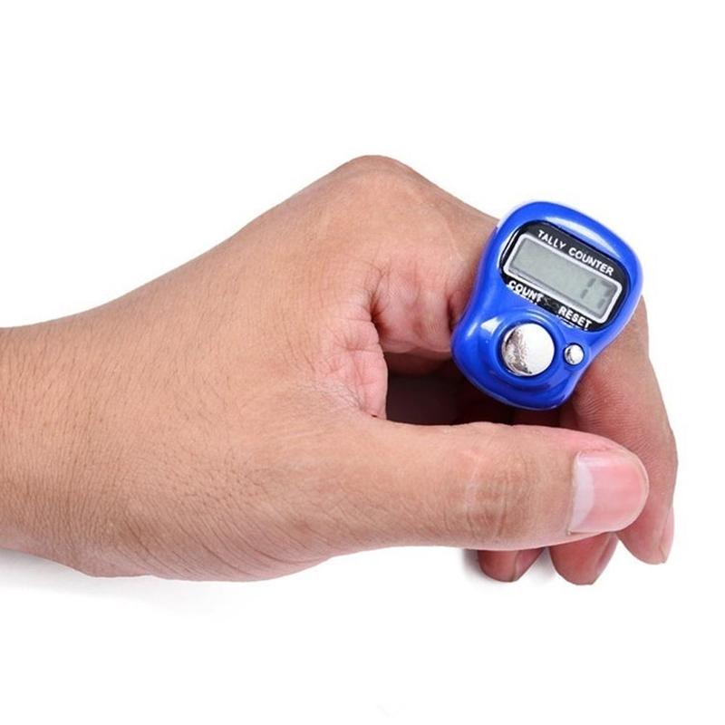 1/3/5pcs Mini Electronic Finger Counter Hand Counter Ring Clicker Digital Counters Knitting Row Counter Race Counter Tool 2026 1