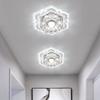 9W Crystal Flower Chandelier Crystal Petals Pendant Lamp LED Ceiling Lights  Kitchen