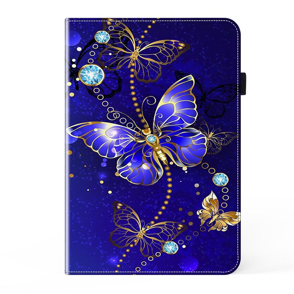Для Samsung Galaxy Tab S7, S8, S9, Tab A7, Tab S7 FE, Tab S6 Lite, Tab S2, Tab A 8.0, S5e, Tab A 10.1... Роскошный кожаный чехол для планшета с рисунком картин