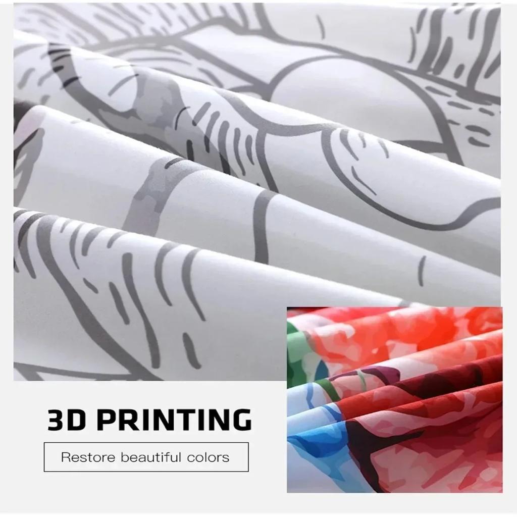 New 3D Print Red Leaves Digital Comfortable Duvet Quilt Cover Pillowcase Bedding Set Children Bedroom Decoration Home Textile