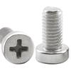 Винт крепежный из нержавеющей стали 304, тонкая крестообразная цилиндрическая головка, размеры M3/M4/M5/M6