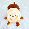 12cm Funny Creative Food Doll Keychain Backpack Plush Doll Pendant Chinese Hamburger Cartoon Doll Toy Car Bag Decor