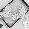 Exquisite White Mesh Three-Dimensional Flower Beads Strands Barcode Clothing Wedding Dress Shoes And Hats Decorative Lace Accessories