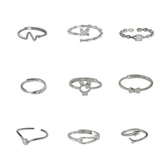 2023 Модное роскошное женское простое кольцо на указательный палец - уникальный дизайн для девушки