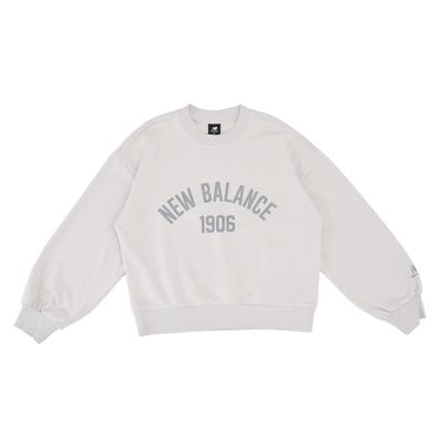 Толстовка NB Essentials Varsity Sweat Crew Trainer MBM S (WT33553) Женский (Лунный луч)