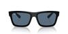 RB4396F WARREN Size 57 Men's Sunglasses, Black,