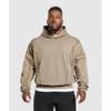 Gymshark Heavyweight Hoodie Lifestyle Brown A2b3a Nc0s