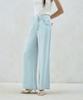 Джинсовые брюки Rie Wide Leg Ледяно-голубые