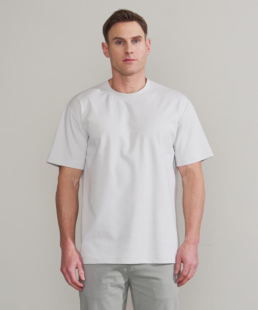 PANICALE White Logo Short Sleeve T-Shirt (Type B)