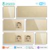 BSEED Wi-Fi Настенные сенсорные выключатели 1/2/3 клавиши 1/2/3-ходовые Плюс розетки Управление Tuya Smart Life Alice Стеклянная панель Стандарт ЕС