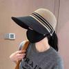 Весенняя шляпа женская солнцезащитная козырек с большими полями летняя улучшенная солнцезащитная шляпа с защитой от ультрафиолета