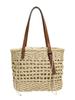 2025 Women's French Woven Straw Bag - Seaside Vacation Shoulder Beach Handbag