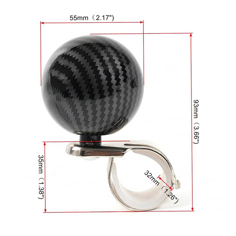 Вращающаяся на 360 градусов ручка рулевого колеса с усилителем, универсальная ручка рулевого колеса для автомобиля, энергосберегающая, нескользящая, для грузовиков