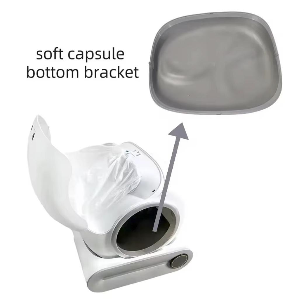 Силиконовый коврик, подходящий для автоматического лотка для кошачьего туалета Tonepie Ti Pro, специальный силиконовый коврик для дна контейнера-капсулы, аксессуары для кошек