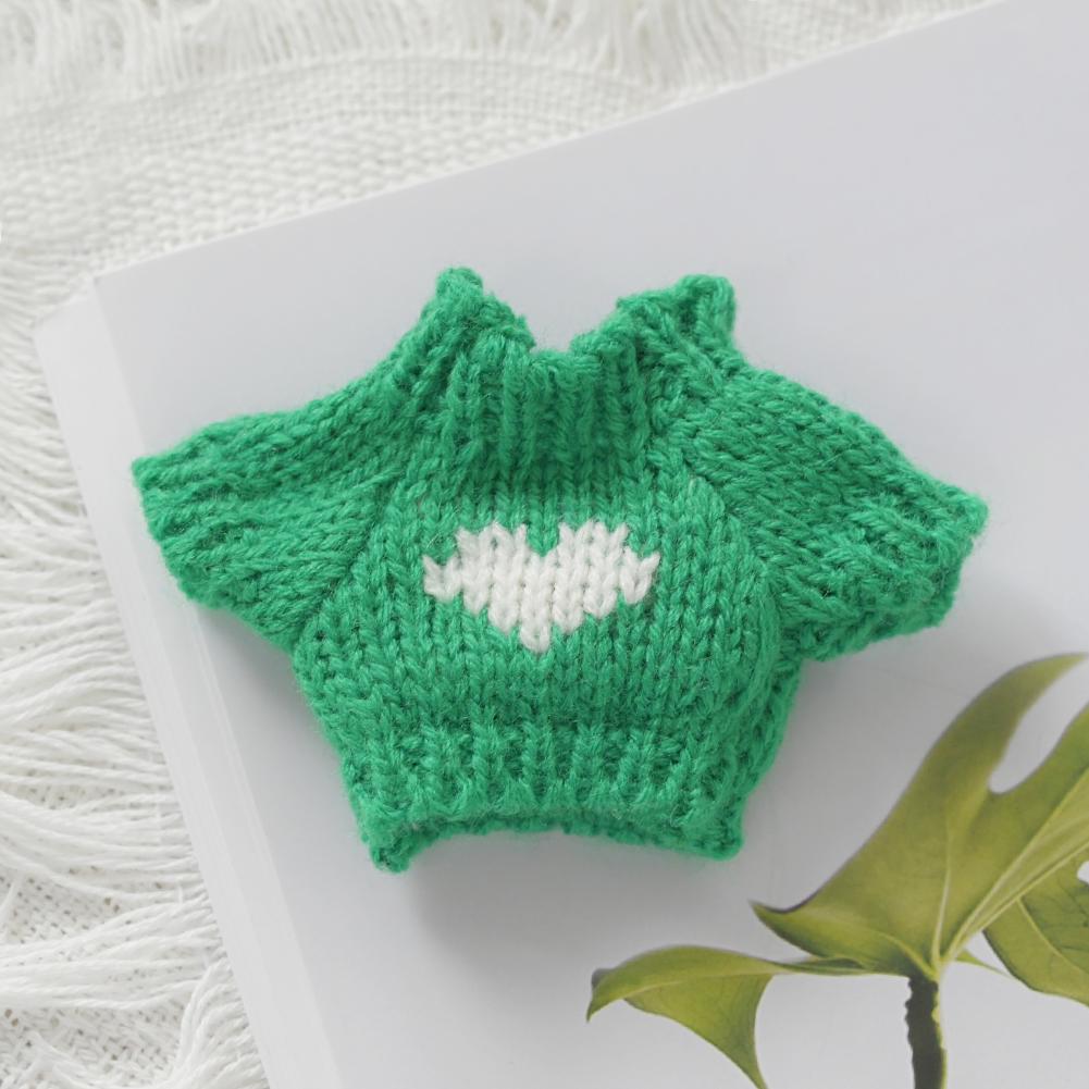 Для 14 см хлопковый комбинезон для кукол с мультяшным сердцем, сменный наряд для плюшевой куклы, аксессуары для игрового домика, мини-одежда