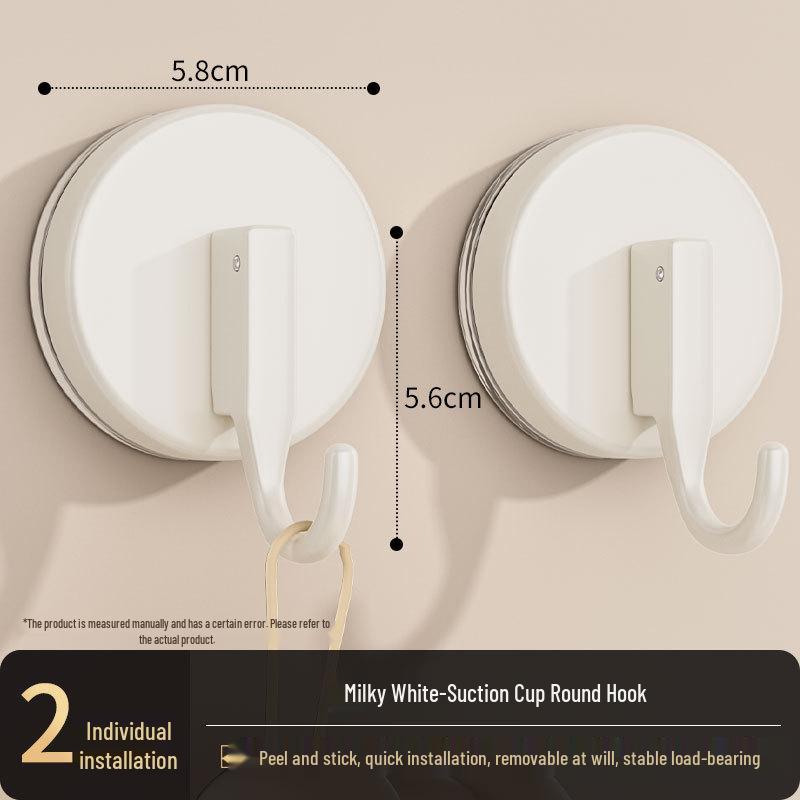 Крючок на присоске без сверления: Прочный клей без следов для использования на кухне, в ванной и на двери