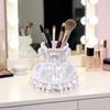 Makeup Brush Storage Box Princess Dress Shape 3D Printed Pen Holder