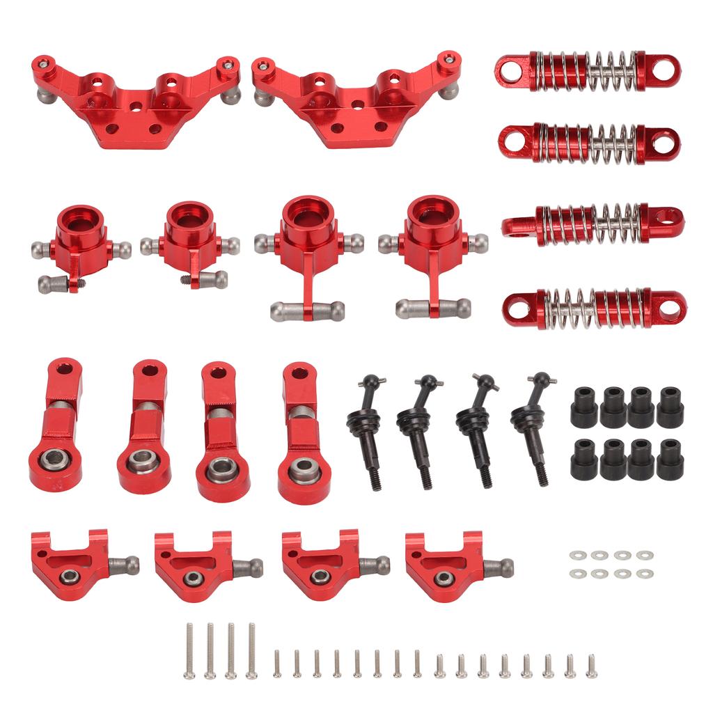 Aluminum Alloy RC Car Upgrade Parts Kit Shock Absorbers CVD Drive Shaft Front Rear Steering Cup for   K969 1Celsius28 RC Car