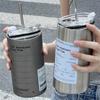 Stainless Steel Coffee Cup Portable Car Insulated Water Cup Large Capacity Outdoor Travel Cup