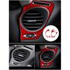 Для LEXUS IS250 300 350 2006-2012 автомобильные аксессуары интерьер из углеродного волокна Start Circle TRC Switch Wait красные наклейки