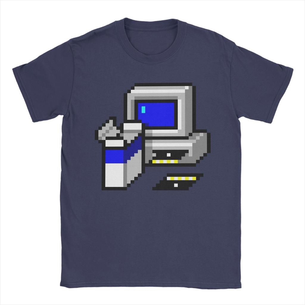 Лето 2025 Установите Windows 95 Сейчас 100% Хлопок Печатная Футболка для Мужчин Хиппи Короткий Рукав Y2K Ретро Одежда Дышащая