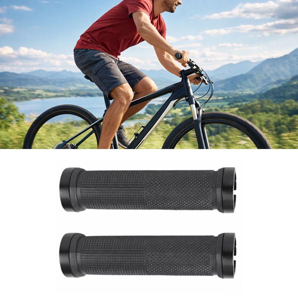 1 Pair Rubber Cycle Handle Grips Shock-Proof Bicycle Handlebar Grip Bike Handlebar Grips BMX Bikes
