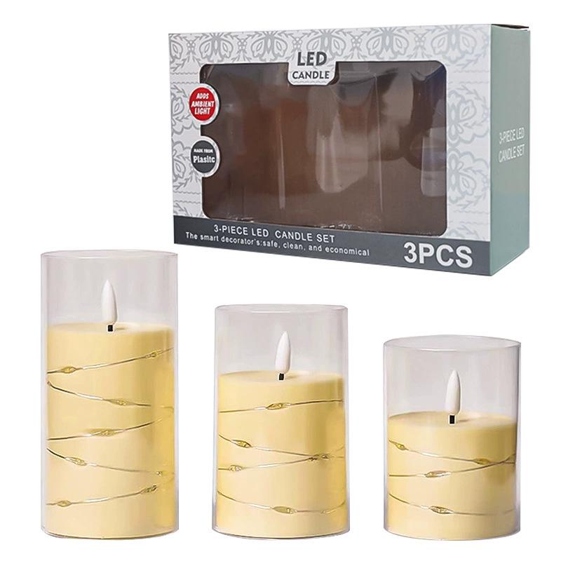 LED Remote Control Swing Candle Lamp for Hotel & Wedding Decor - Smokeless Atmosphere Lighting