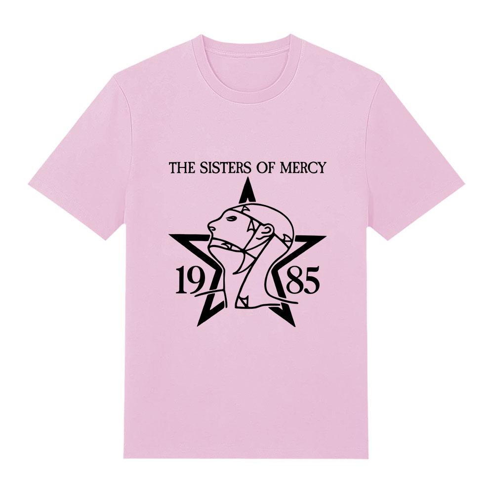 The Sisters of Mercy 1984 Unisex Softstyle T-Shirt Vintage Graphic Tees Cotton Comfortable Short Sleeve Unisex Streetwear
