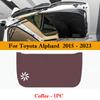 Для Toyota Alphard 2015-2026 Накладка на дверь багажника от пинков Защитная накладка на багажник Защитная накладка от царапин на заднюю дверь Наклейка для декора салона