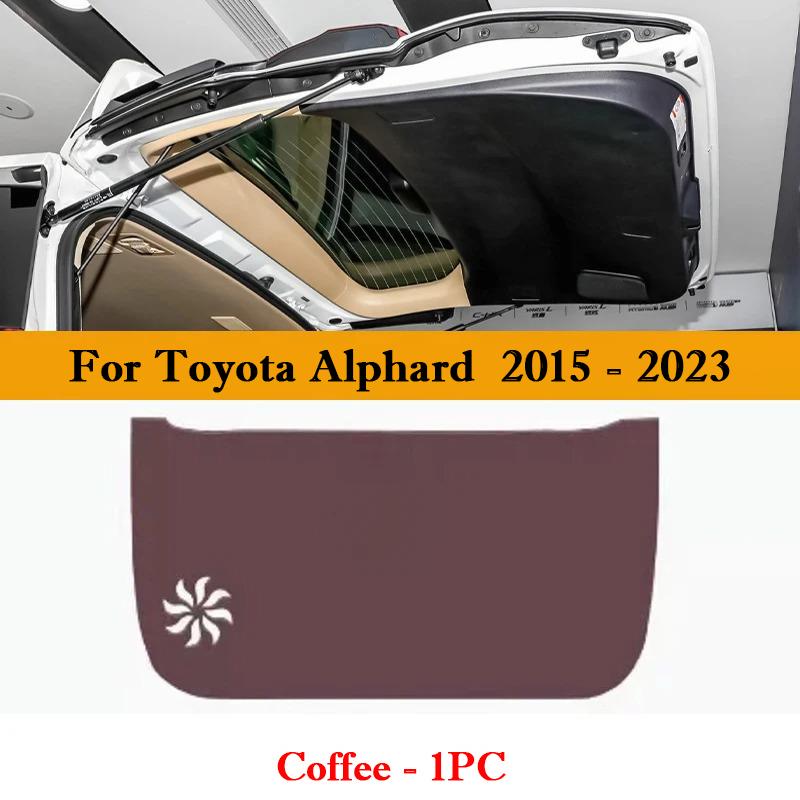 Для Toyota Alphard 2015-2026 Накладка на дверь багажника от пинков Защитная накладка на багажник Защитная накладка от царапин на заднюю дверь Наклейка для декора салона