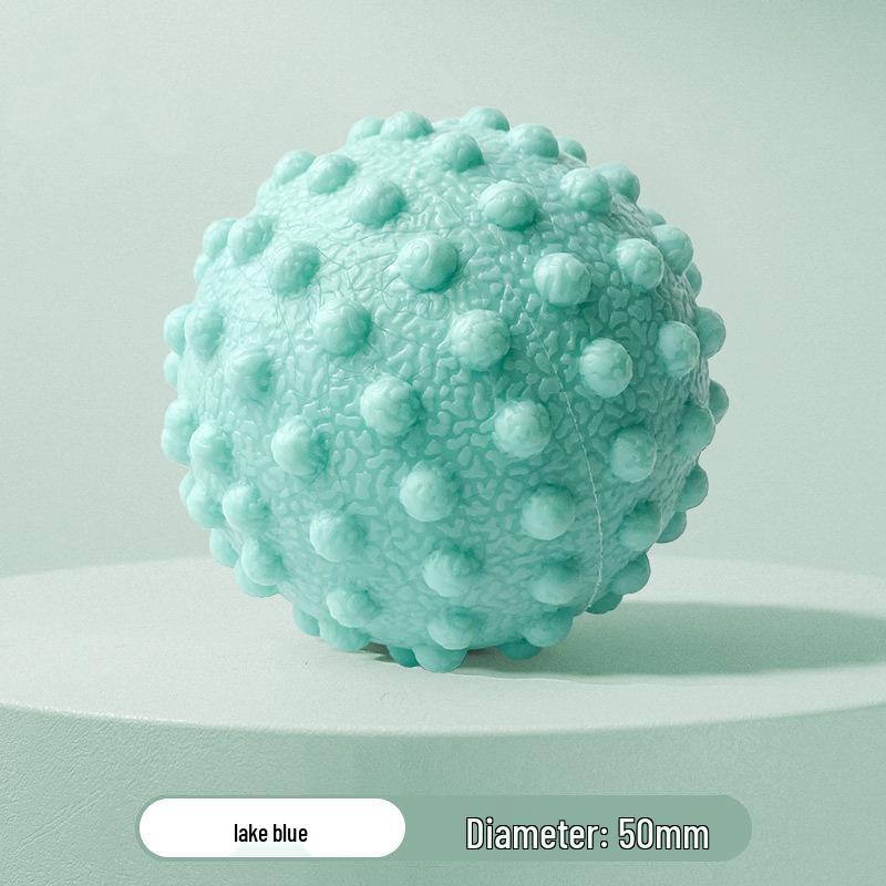 Фасциальный мяч для массажа мышц и подошвенной фасции – Идеально подходит для йоги, фитнеса, расслабления плеч, шеи, талии, стоп и спины.