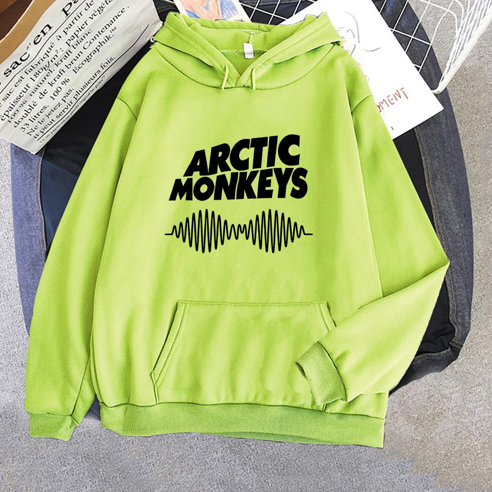 ARCTIC MONKEYS Sound Wave Толстовка Музыкальная группа Одежда для фанатов Флисовые пуловеры с принтом и длинными рукавами Унисекс Толстовки в стиле хип-хоп Толстовки