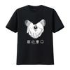 Aku No Hana Flowers Of Evil Garunisext Dyed T Shirt Y2k Black White Artistic Print Vintage Stretched Streetwear Soft