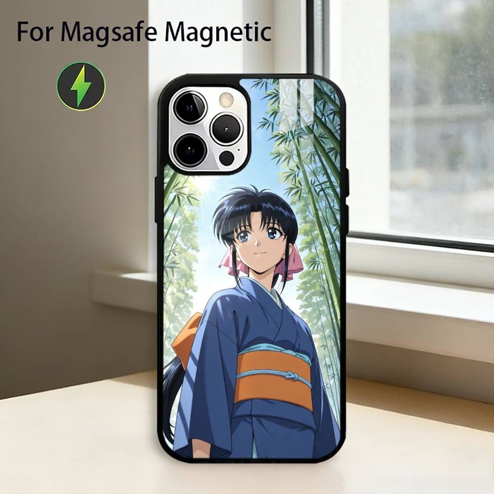 R-Rurouni Kenshin Phone Case For iPhone17,16,15,14,13,12,11 Plus,Pro Magnetic For Magsafe Wireless Charging