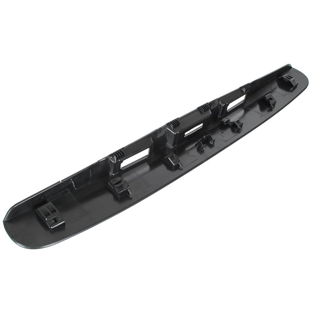 Nissan Qashqai J10 06-13 Tailgate Strip, Black, with Reversing Camera Hole