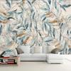 3D Tropical Plant Green Leaves Mural Wallpaper Wall Painting Living Room Bedroom Sofa Study Dining Background Wall Home Decor Fresco Papel De Parede