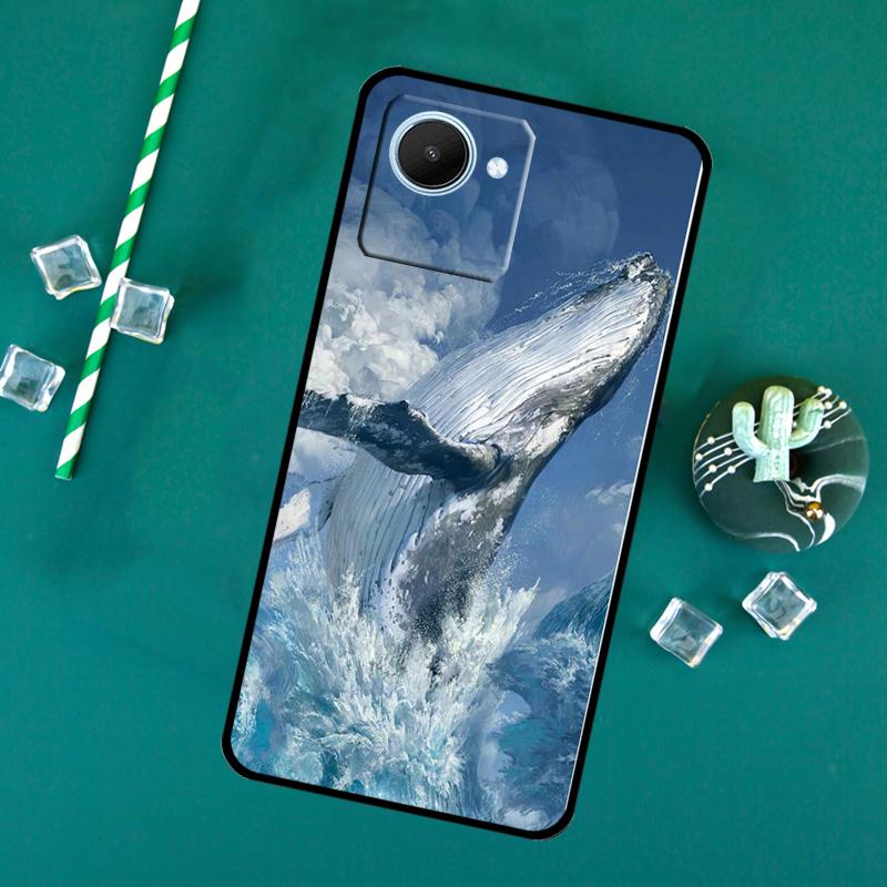 Dream Whale Cartoon For Realme 15 Pro 10 11 12 13 14 Pro Plus GT6 GT7 C61 C67 C63 C71 C55 C51 C65 C53 C75 Case