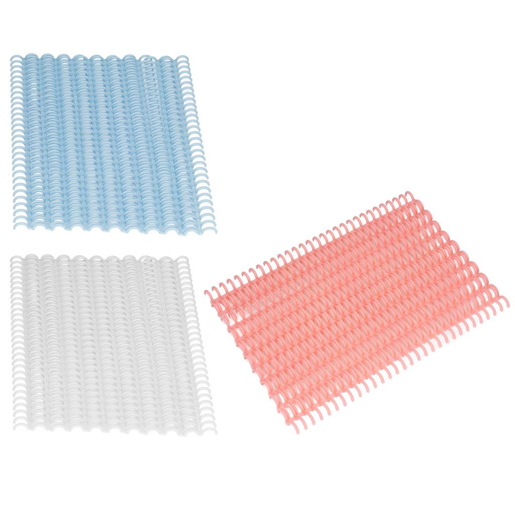 10 шт. переплетных корешка 30 отверстий диаметром 12 мм, режущиеся пластиковые проволочные переплетные корешки для школы