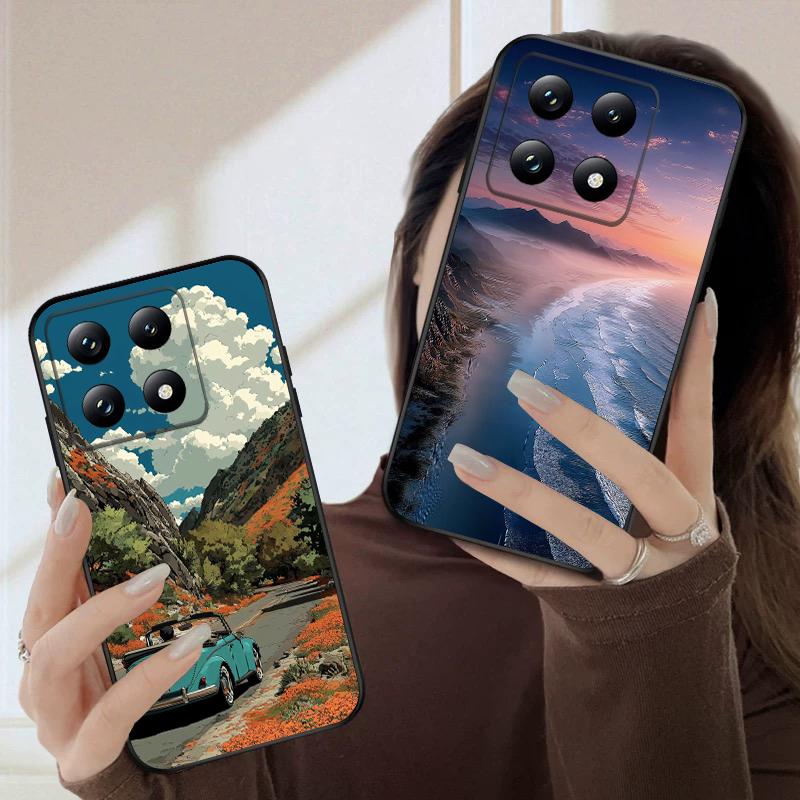 Тропический пляж у моря Для Xiaomi Poco X7 M7 Pro 5G M5 X4Pro 4 M6 4G C65 C75 F6 X6 5 7 X5 F7 Ultra M5S M4Pro 5G мягкий чехол для телефона