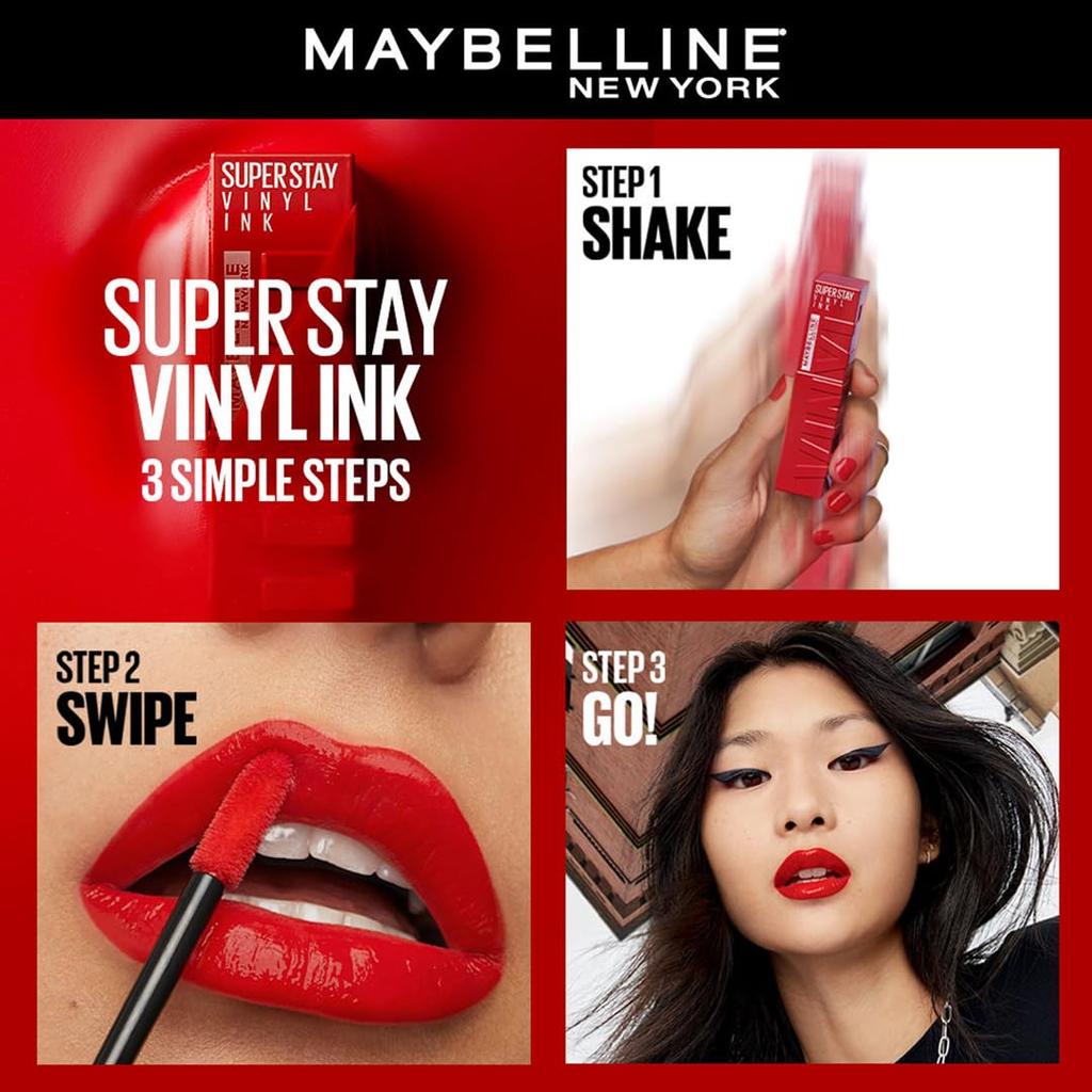 Maybelline MAYBELLINE Губная помада SP Stay Vinyl Ink 15