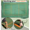 Outdoor Marking Tape Court Marker Visible Weather Resistant Multifunctional Tape For Basketball Stadium Marking Tape 1 Roll/2 Rolls 65.6ft
