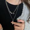 Легкая Роскошь Нишевый Холодный Стиль Многослойное Обернутое Каллиграфическое Ожерелье