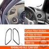 For Alfa Romeo 159 2005- Real Carbon Fiber Sticker Brera Spider Dashboard Gear Shift Panel Car ide Decorative Accessories