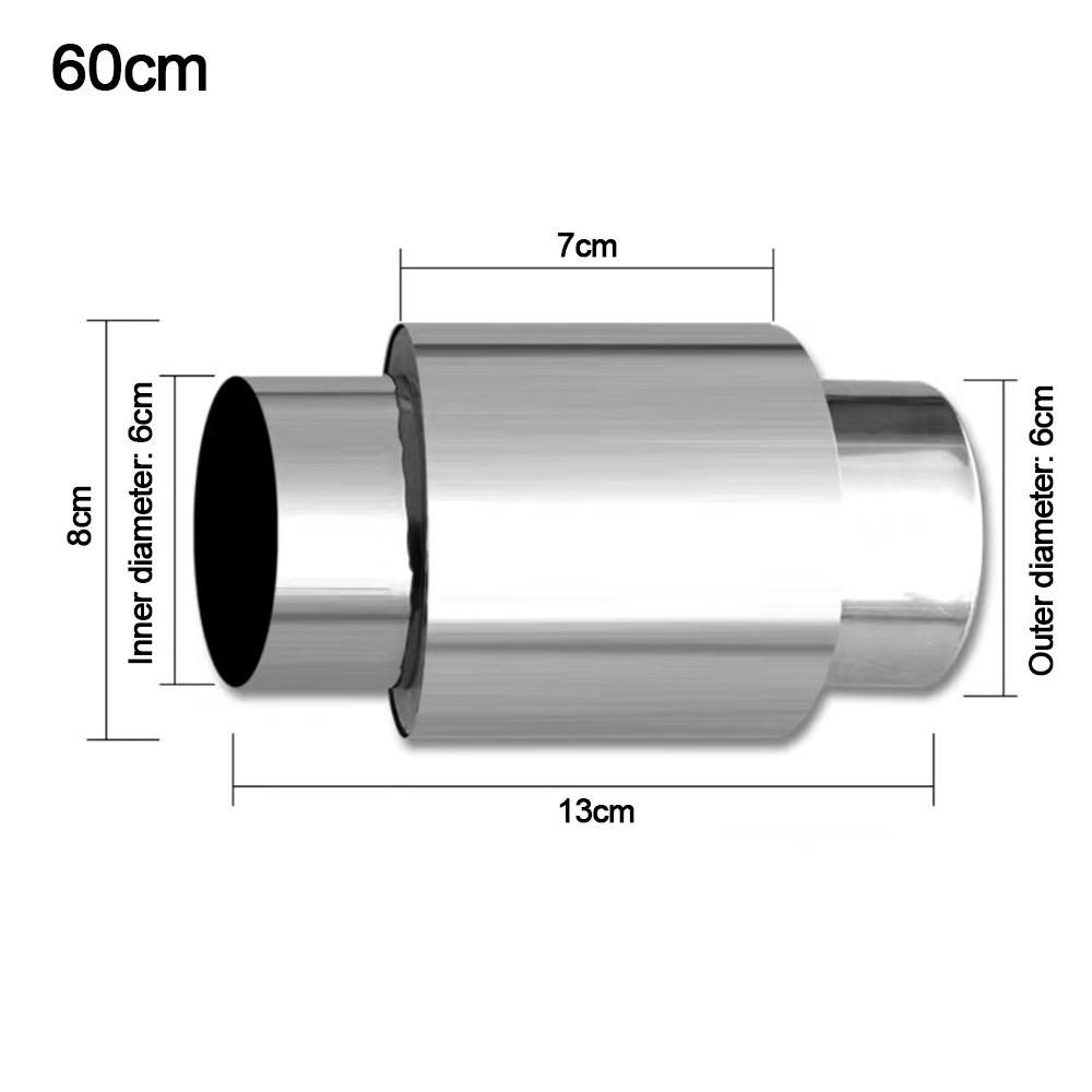 Diameter 6CM Chimney Pipes Stainless Steel Stove Pipes Flue Extension Tube Tents