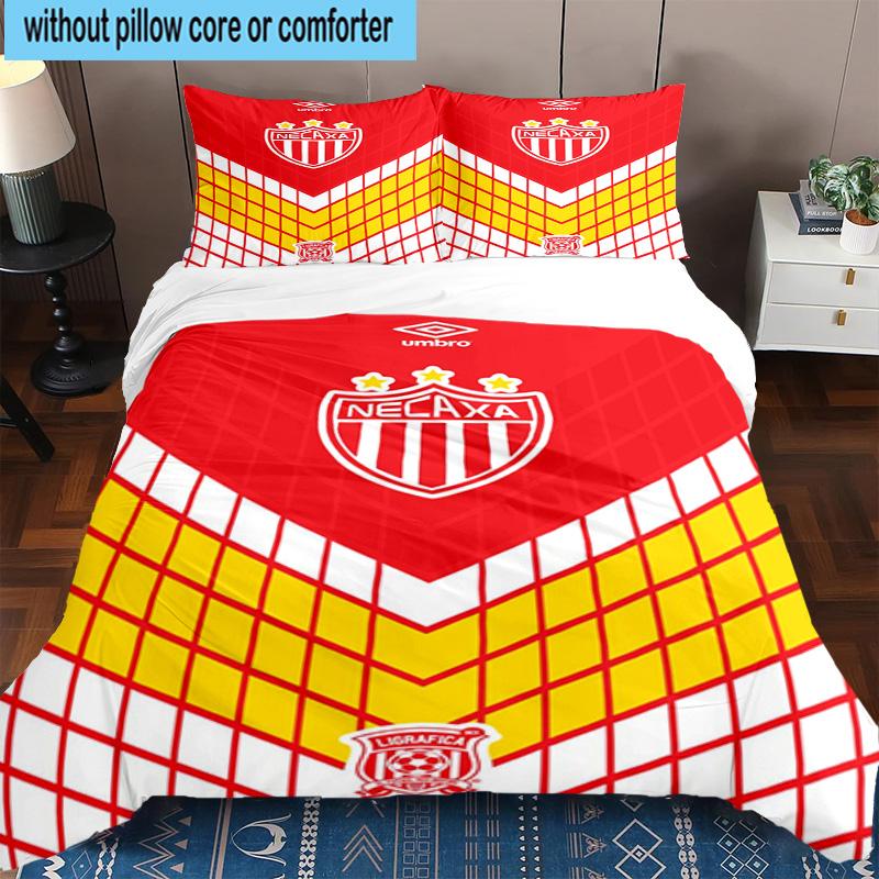 3pcs Soccer Player Printed Bedding Set Duvet Cover Closure Includes 1 Duvet Cover & 2 Pillowcases Bedding Sets Home Decor Gifts