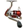 Безынерционная катушка Riseway Basic Spin 3000 с 4 лесками красного цвета - 110 м,