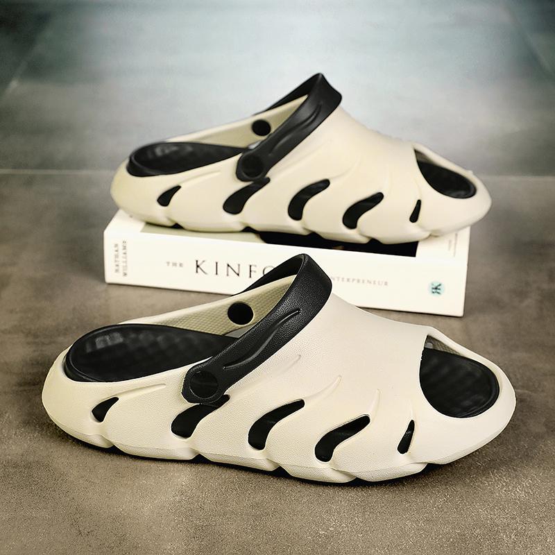 Тапочки для мужчин Мужские сандалии Обувь для мужчин Нескользящая обувь Износостойкие пляжные мягкие и удобные тапочки для ванной Новые