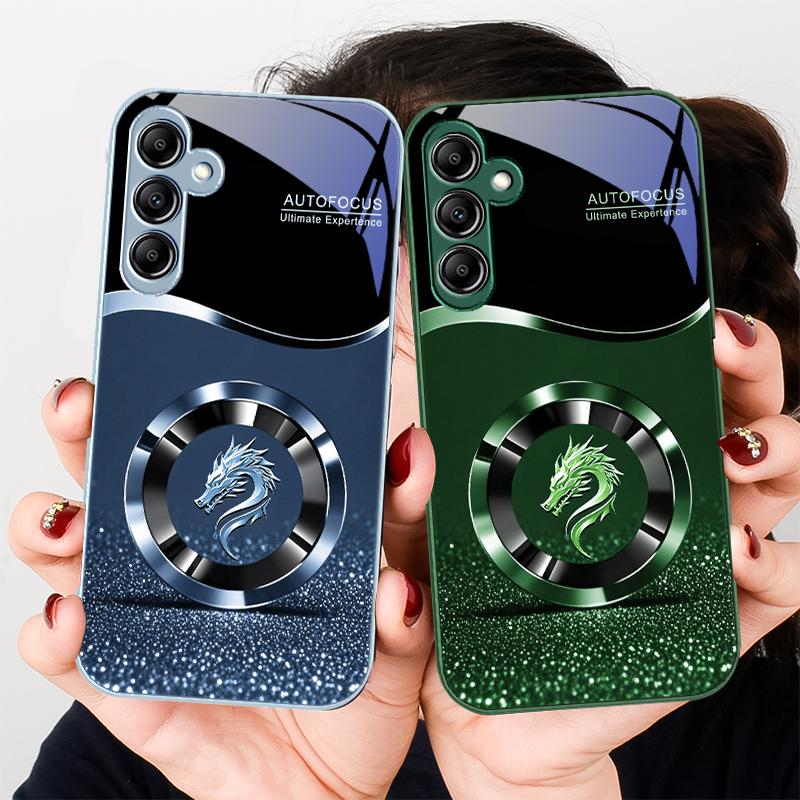Фиолетовый новый дракон Для Samsung A20 30 22 23 24 25 26 31 32 33 34 35 42 50 51 52 53 54 55 56 70 71 72 73 стеклянный чехол для телефона