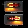 Bicycle Tail Light Adjustable LED Remote Control MTB Road Mountain Bike Turn Signal Lamp Waterproof Rechargeable Bright Night Riding Bike Warning